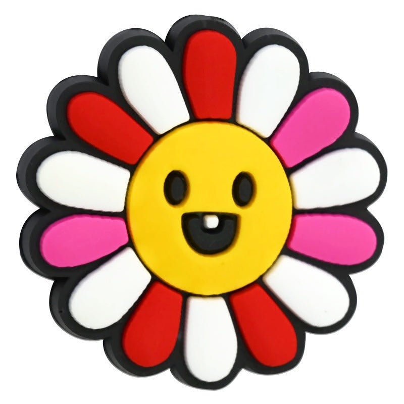 Wholesale  Random 100pcs/pack  Cartoon soft rubber beads